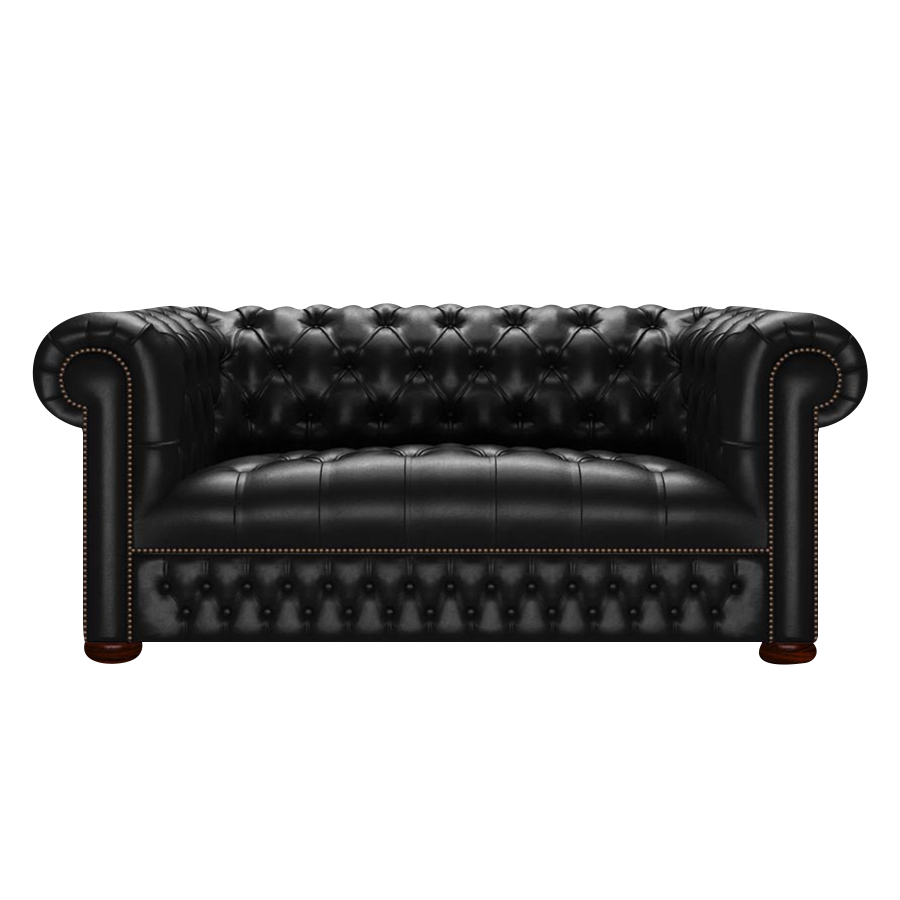 Linwood 2 Sits Chesterfield Soffa Old English Black