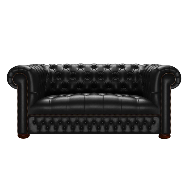 Linwood 2 Sits Chesterfield Soffa Old English Black