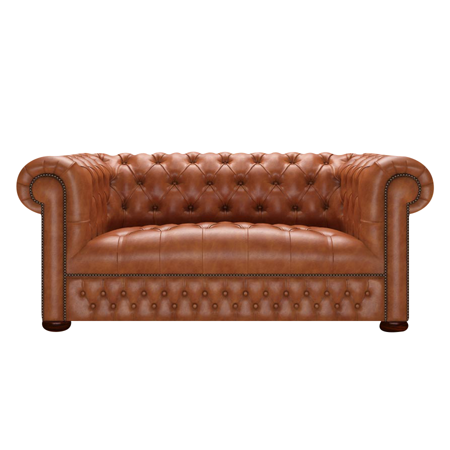 Linwood 2 Sits Chesterfield Soffa Old English Bruciato