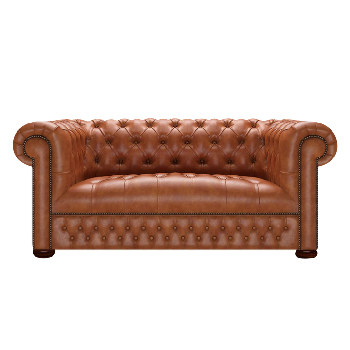 Linwood 2 Sits Chesterfield Soffa Old English Bruciato