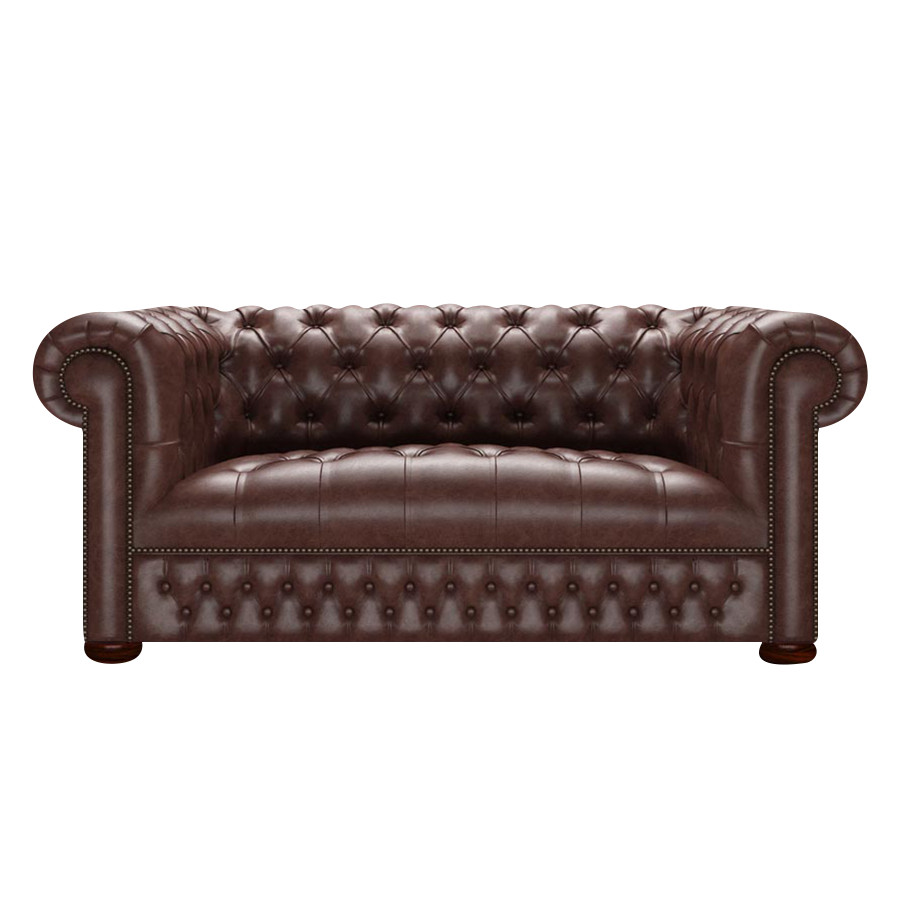 Linwood 2 Sits Chesterfield Soffa Old English Dark Brown