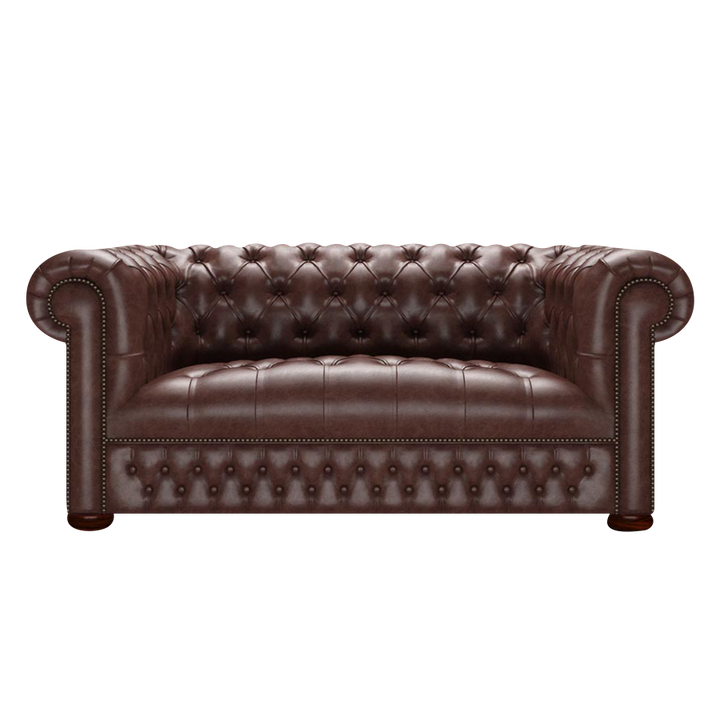 Linwood 2 Sits Chesterfield Soffa Old English Dark Brown