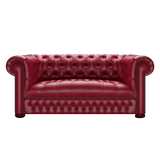 Linwood 2 Sits Chesterfield Soffa Old English Gamay