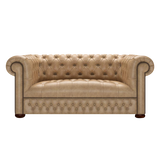 Linwood 2 Sits Chesterfield Soffa Old English Parchment
