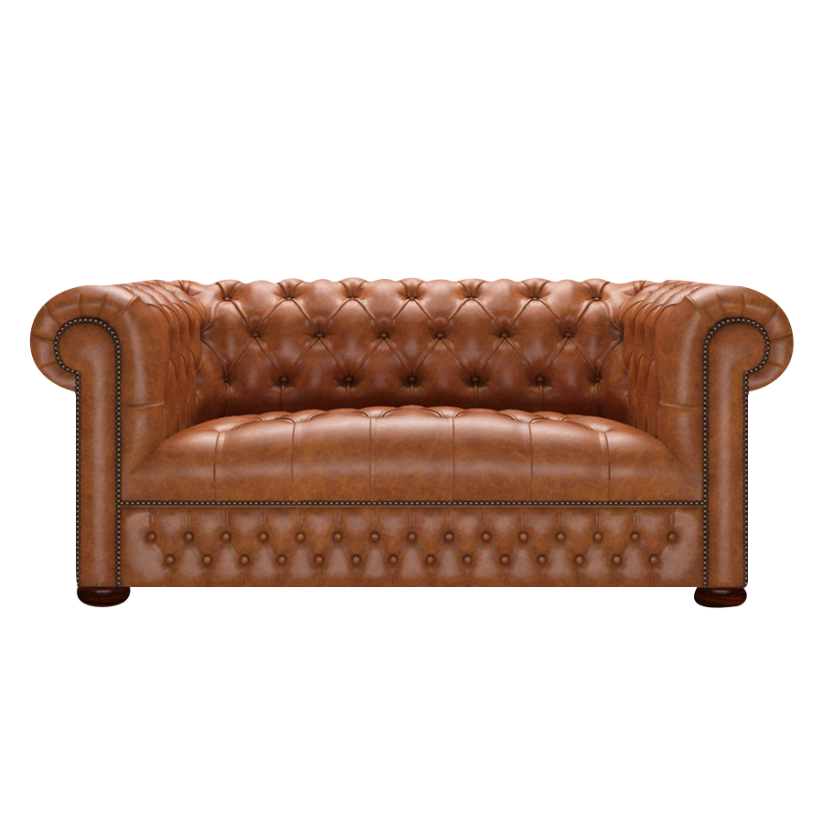Linwood 2 Sits Chesterfield Soffa Old English Saddle
