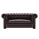 Linwood 2 Sits Chesterfield Soffa Old English Smoke
