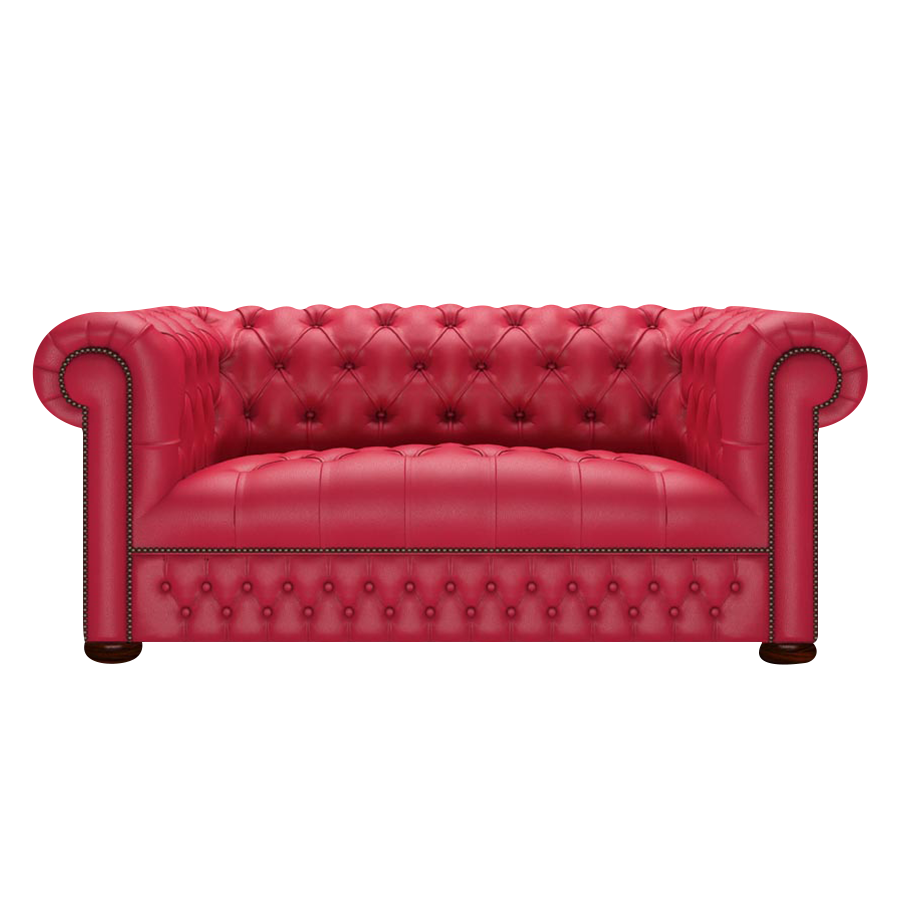 Linwood 2 Sits Chesterfield Soffa Shelly Flame Red