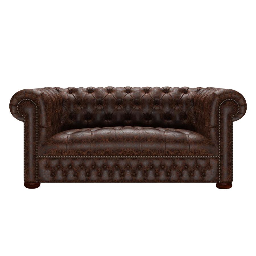 Linwood 2 Sits Chesterfield Soffa Tudor Mahogany