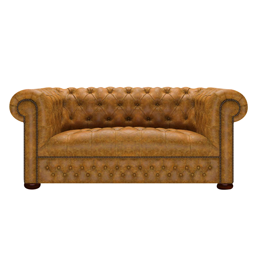 Linwood 2 Sits Chesterfield Soffa Tudor Mustard