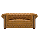 Linwood 2 Sits Chesterfield Soffa Tudor Mustard