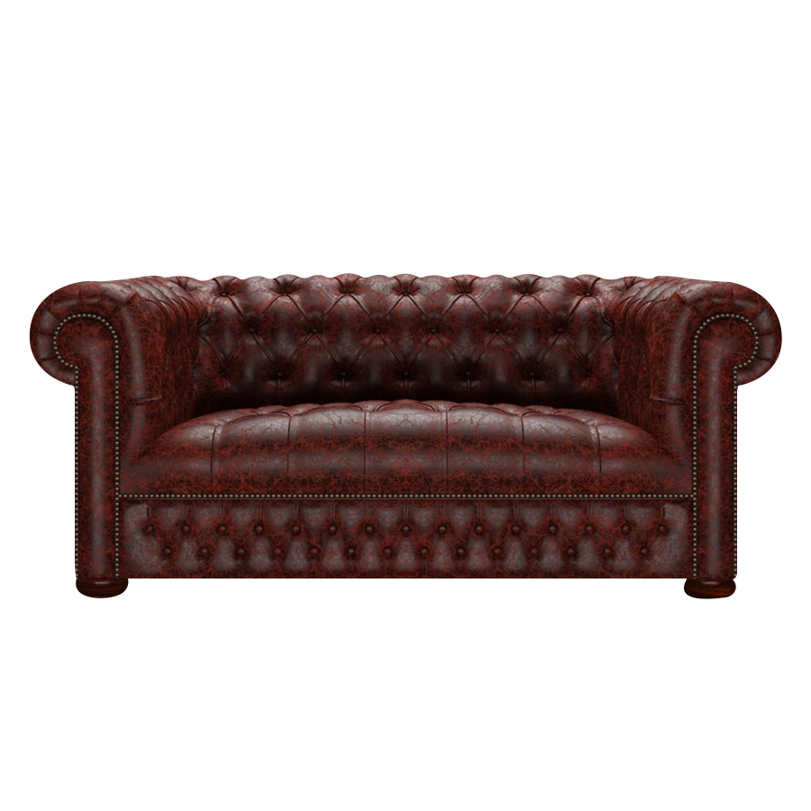 Linwood 2 Sits Chesterfield Soffa Tudor Oxblood