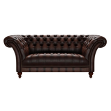 Montgomery 2 Sits Chesterfield Soffa Antique Brown