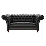 Montgomery 2 Sits Chesterfield Soffa Birch Black