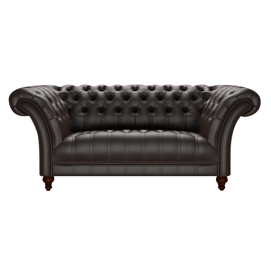 Montgomery 2 Sits Chesterfield Soffa Birch Brown
