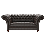 Montgomery 2 Sits Chesterfield Soffa Birch Brown
