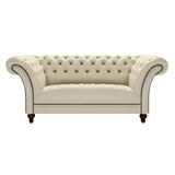 Montgomery 2 Sits Chesterfield Soffa Birch Ivory
