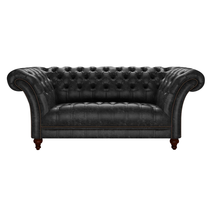 Montgomery 2 Sits Chesterfield Soffa Etna Black