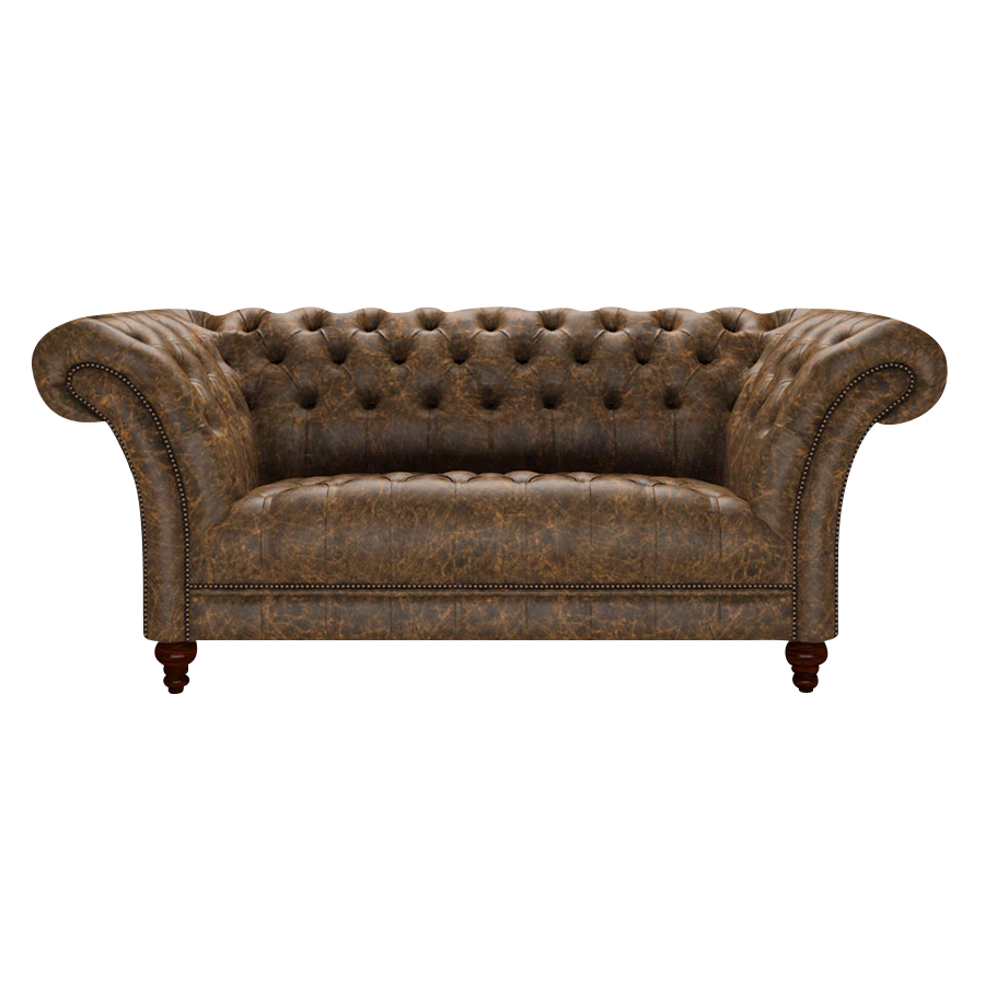Montgomery 2 Sits Chesterfield Soffa Etna Brandy