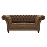 Montgomery 2 Sits Chesterfield Soffa Etna Brandy