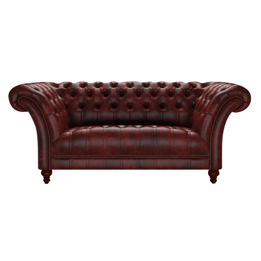 Montgomery 2 Sits Chesterfield Soffa Etna Red