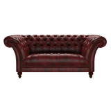 Montgomery 2 Sits Chesterfield Soffa Etna Red