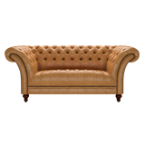 Montgomery 2 Sits Chesterfield Soffa Old English Buckskin