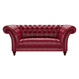 Montgomery 2 Sits Chesterfield Soffa Old English Gamay