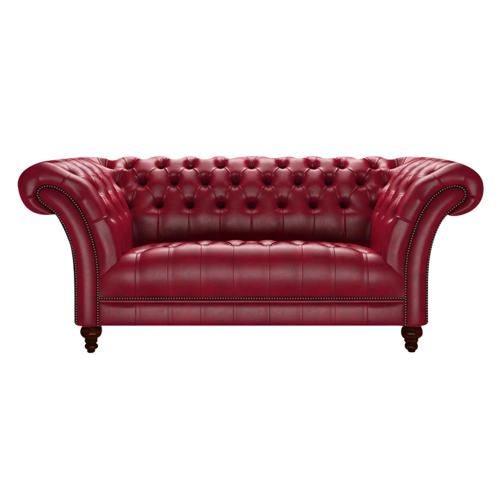 Montgomery 2 Sits Chesterfield Soffa Old English Gamay