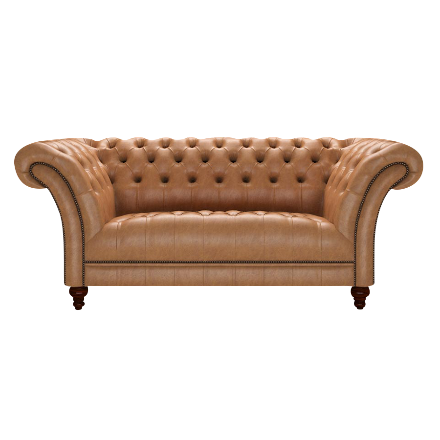 Montgomery 2 Sits Chesterfield Soffa Old English Tan