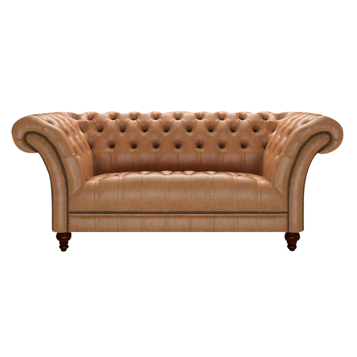 Montgomery 2 Sits Chesterfield Soffa Old English Tan