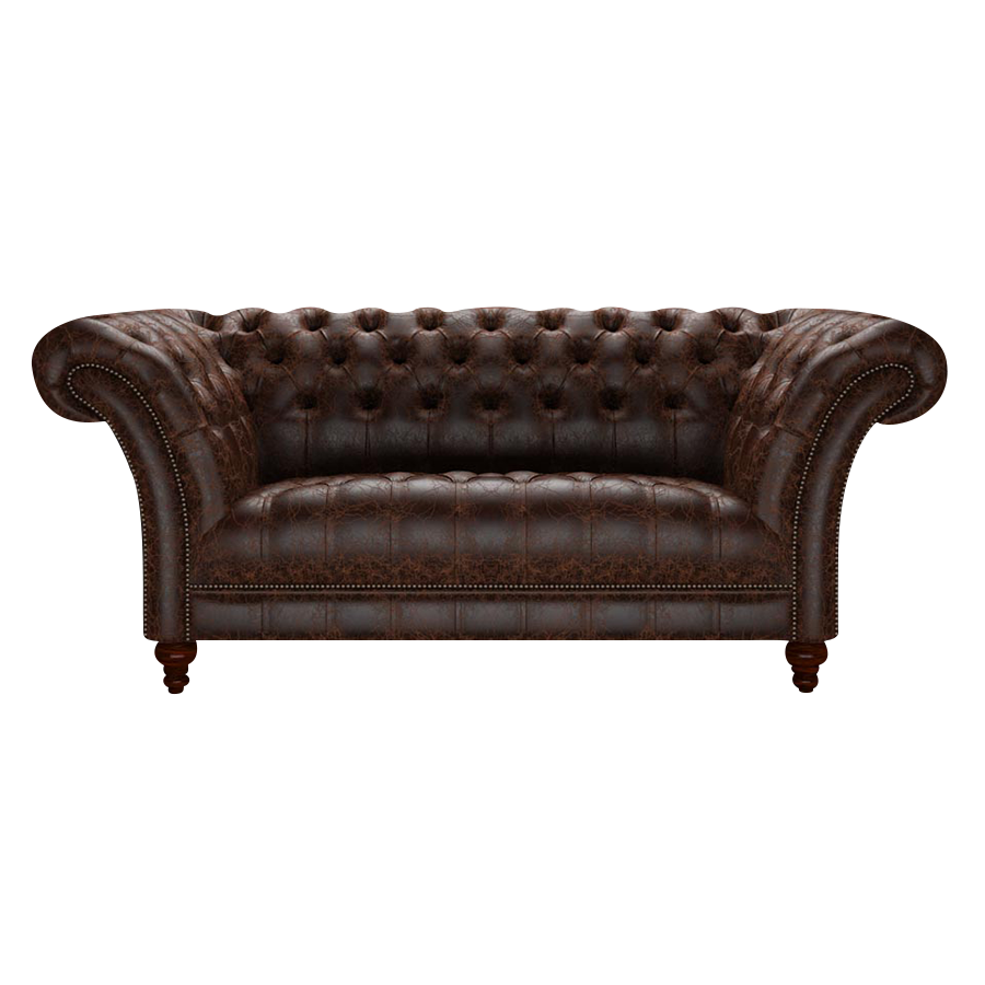 Montgomery 2 Sits Chesterfield Soffa Tudor Mahogany