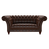 Montgomery 2 Sits Chesterfield Soffa Tudor Mahogany