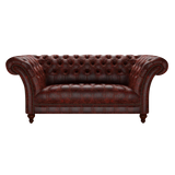 Montgomery 2 Sits Chesterfield Soffa Tudor Oxblood