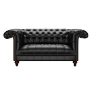 Nelson 2 Sits Chesterfield Soffa Birch Black