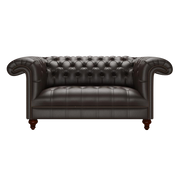 Nelson 2 Sits Chesterfield Soffa Birch Brown
