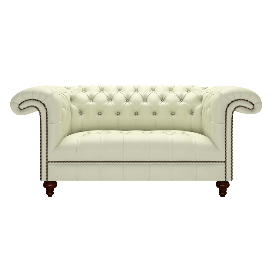 Nelson 2 Sits Chesterfield Soffa Birch Cream