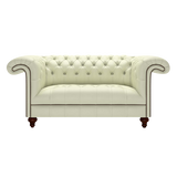 Nelson 2 Sits Chesterfield Soffa Birch Cream