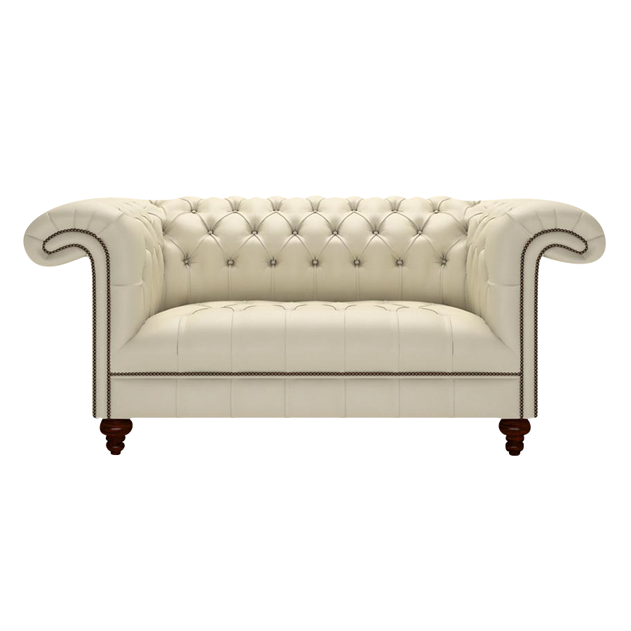 Nelson 2 Sits Chesterfield Soffa Birch Ivory