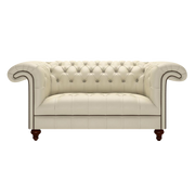 Nelson 2 Sits Chesterfield Soffa Birch Ivory