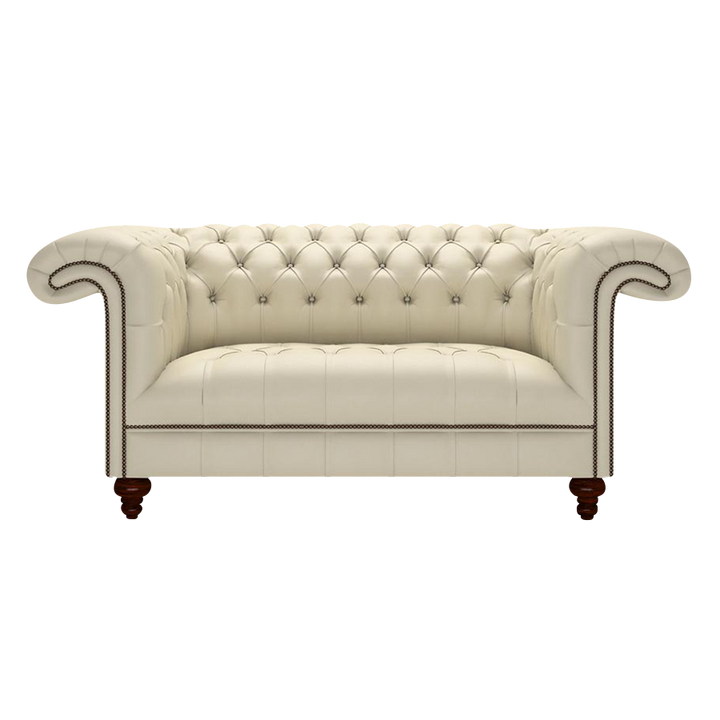 Nelson 2 Sits Chesterfield Soffa Birch Ivory