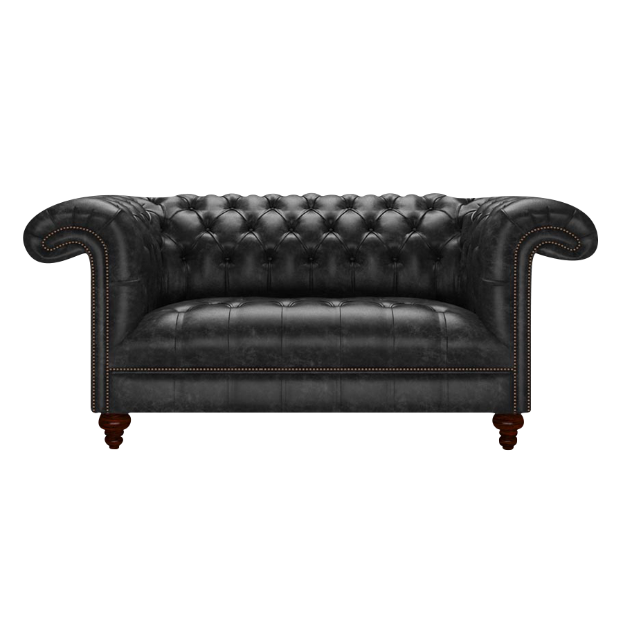 Nelson 2 Sits Chesterfield Soffa Etna Black