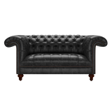 Nelson 2 Sits Chesterfield Soffa Etna Black