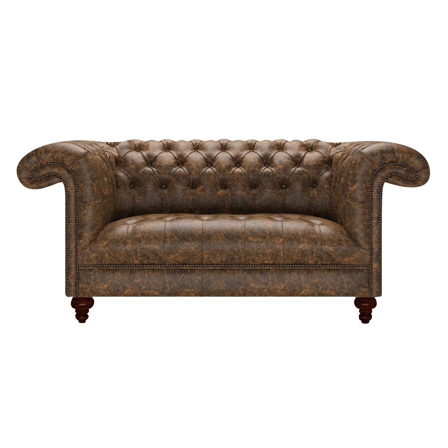 Nelson 2 Sits Chesterfield Soffa Etna Brandy
