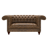 Nelson 2 Sits Chesterfield Soffa Etna Brandy
