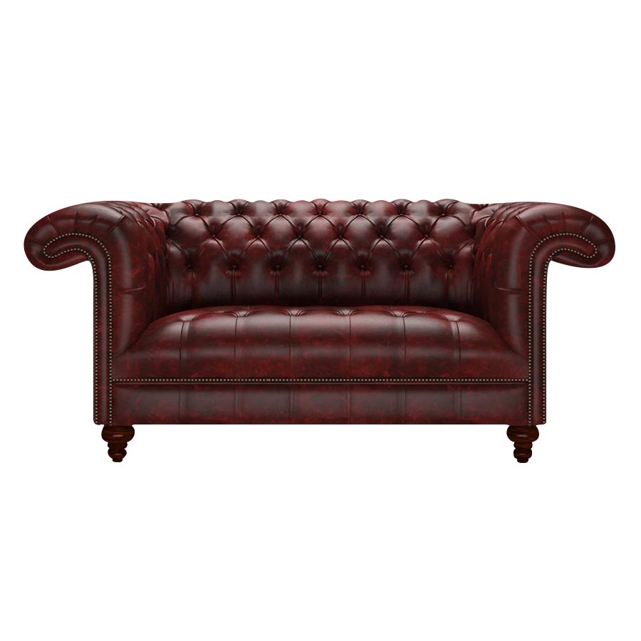 Nelson 2 Sits Chesterfield Soffa Etna Red