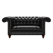 Nelson 2 Sits Chesterfield Soffa Old English Black