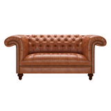 Nelson 2 Sits Chesterfield Soffa Old English Bruciato