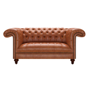 Nelson 2 Sits Chesterfield Soffa Old English Bruciato