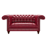 Nelson 2 Sits Chesterfield Soffa Old English Gamay