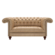 Nelson 2 Sits Chesterfield Soffa Old English Parchment